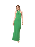 Green Halter Dress